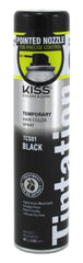 KISS Tintation temporary color spray black pack of three bottles for easy color refresh.