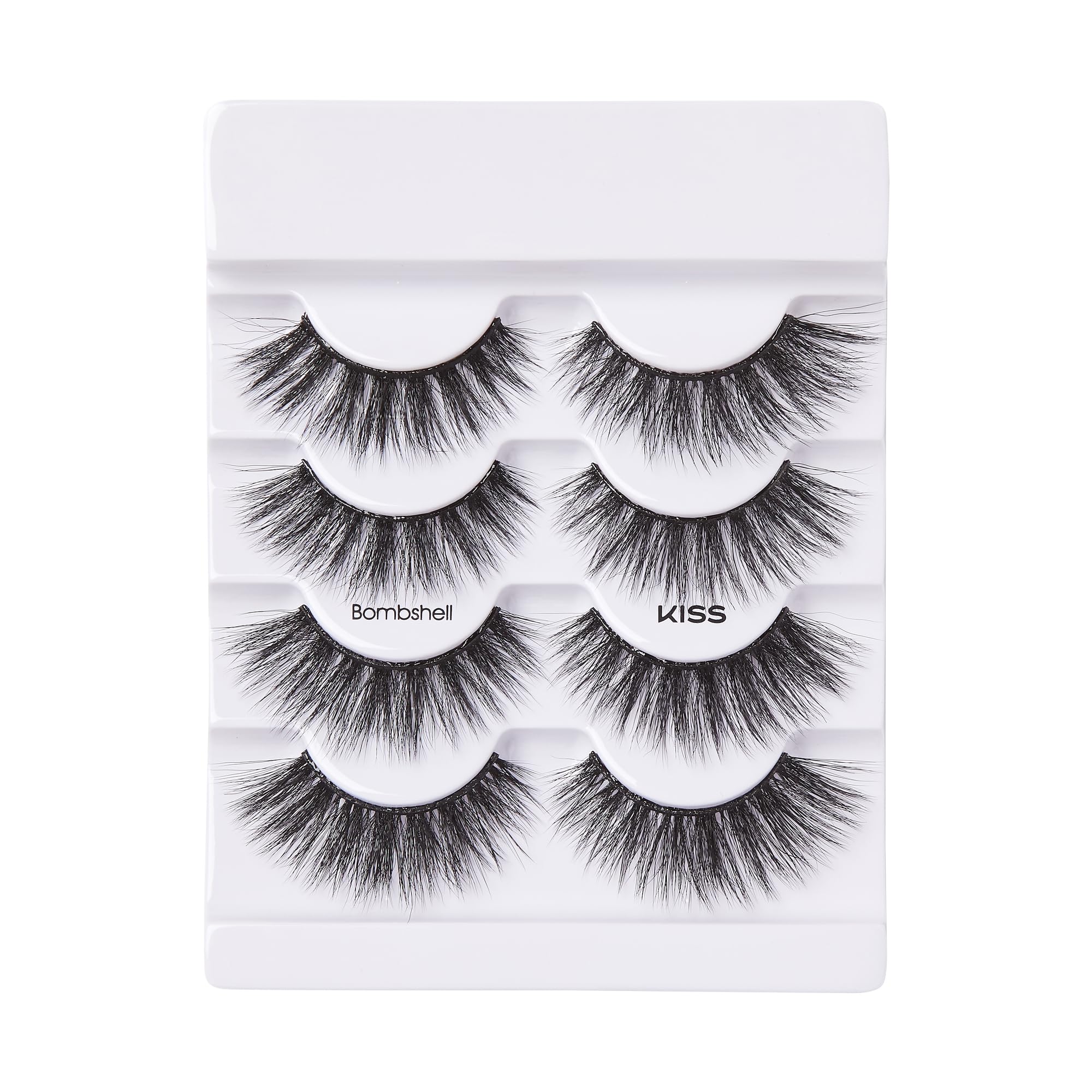 Kiss Triple Push-Up Bombshell 14mm punta dividida para volumen completo.