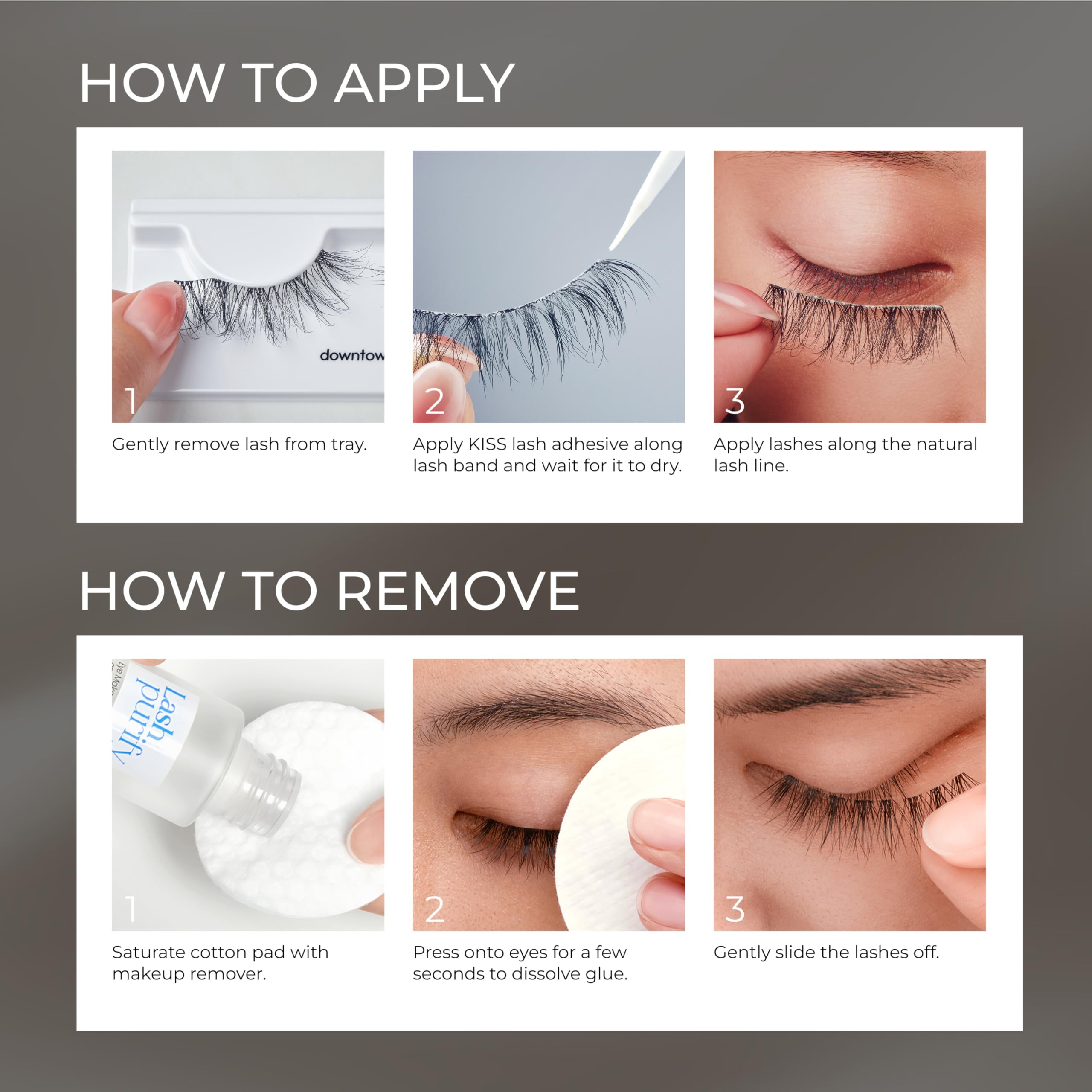 Pestañas Teddy Kiss con volumen definido y curvatura suave.