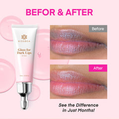 KissBea Lip Lightening: textura ligera, no grasa para comodidad diaria.