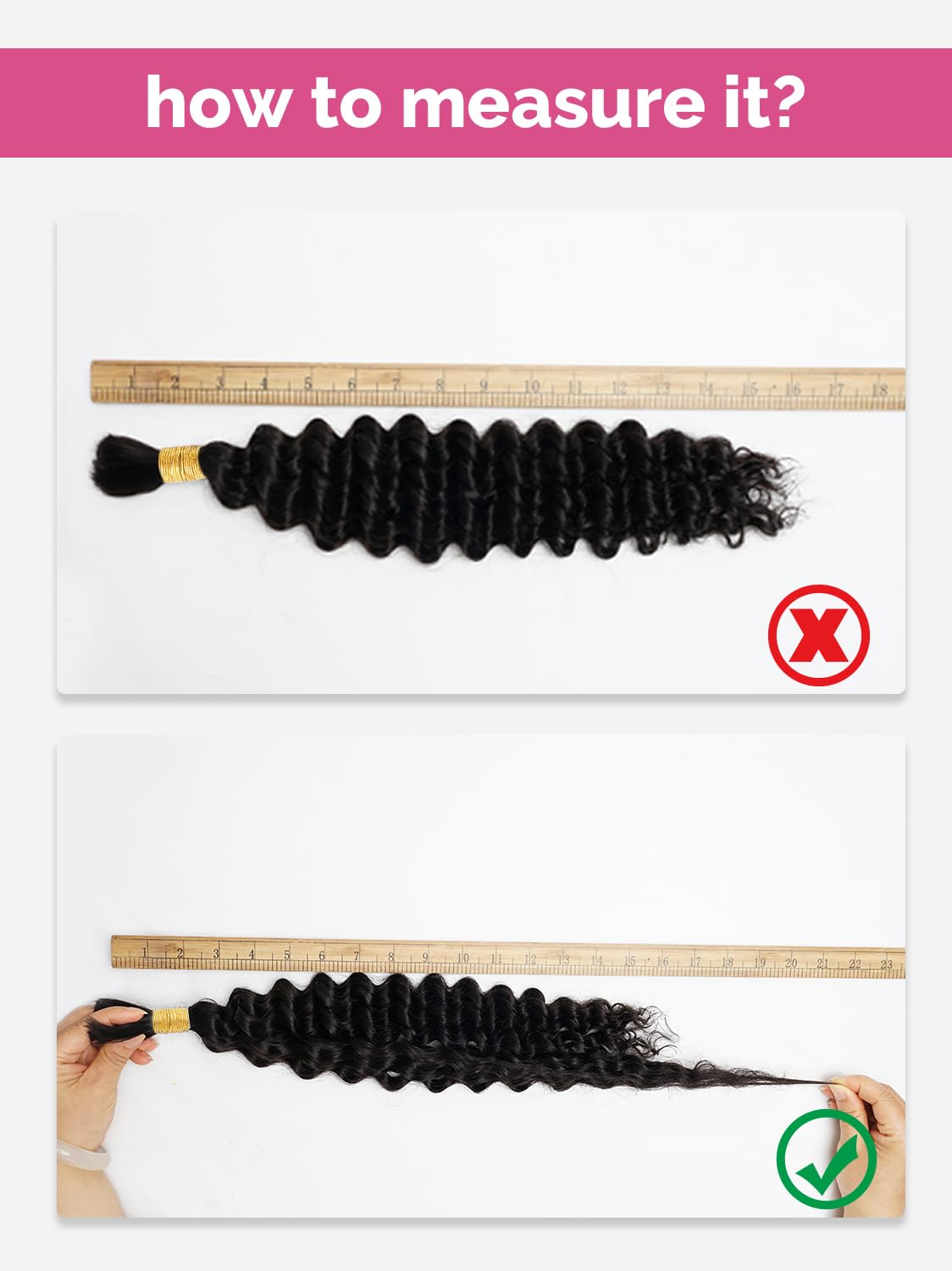 KISS HAIR textura ondulada natural ideal para peinados bohemios