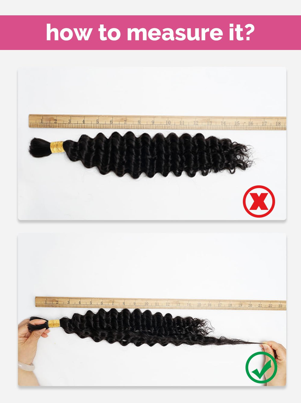 KISS HAIR textura ondulada natural ideal para peinados bohemios