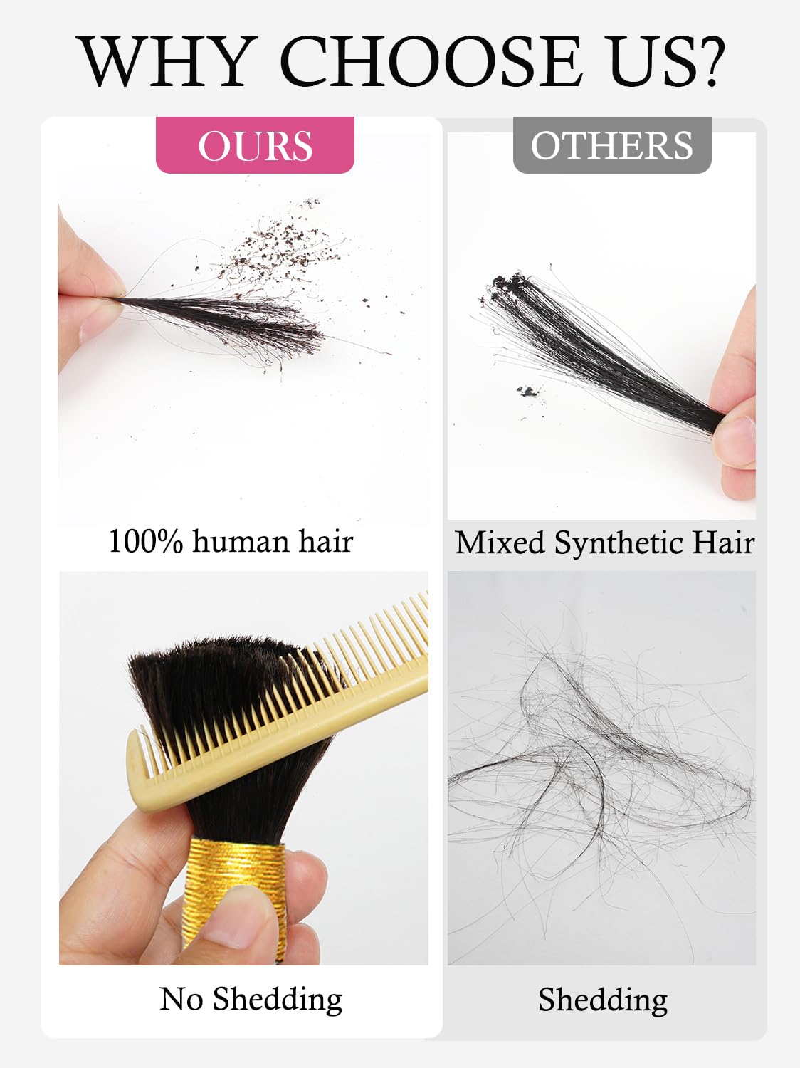 KISS HAIR trenzas diversas para uso diario y creativo