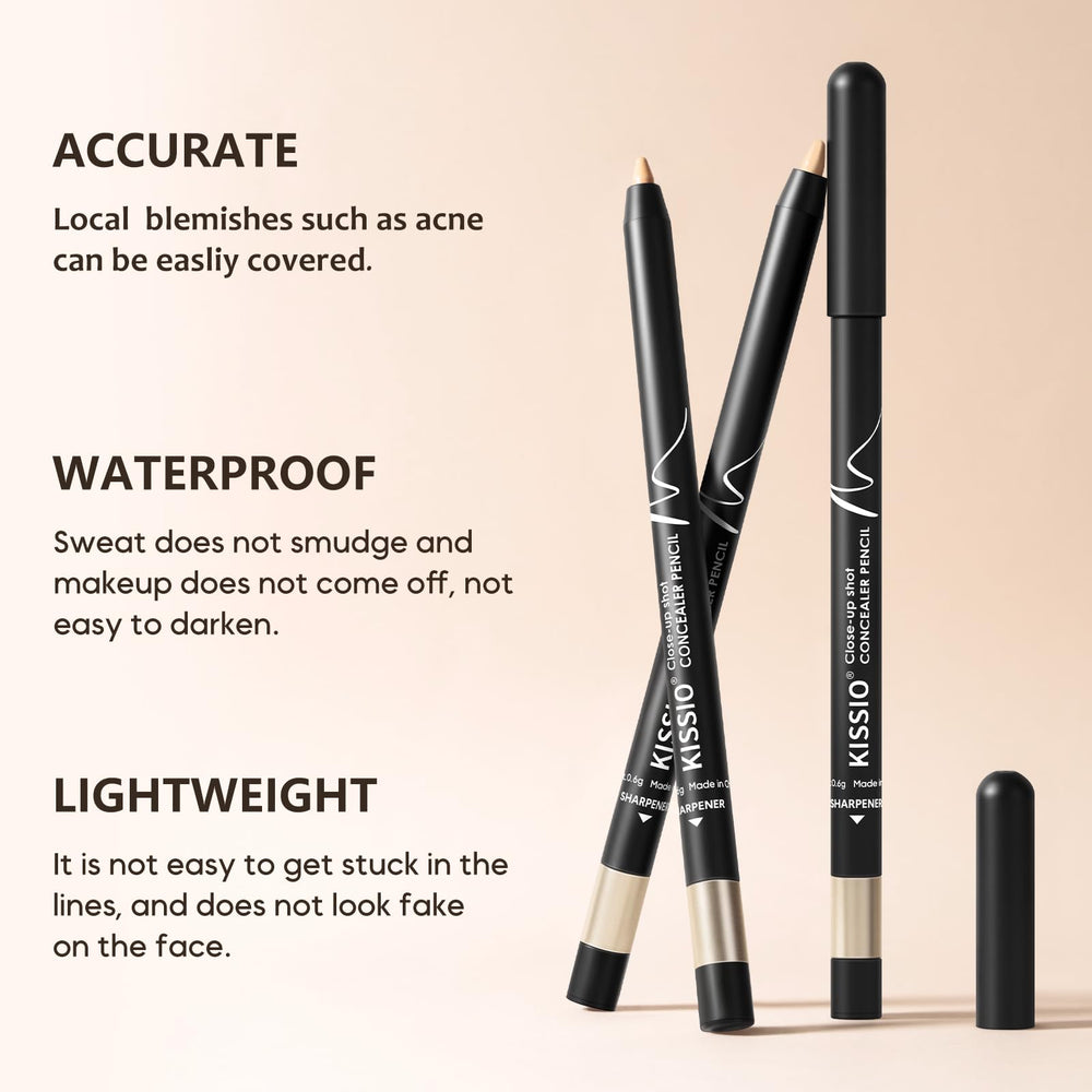 KISSIO Lápiz Corrector - cobertura de manchas y acné ligero