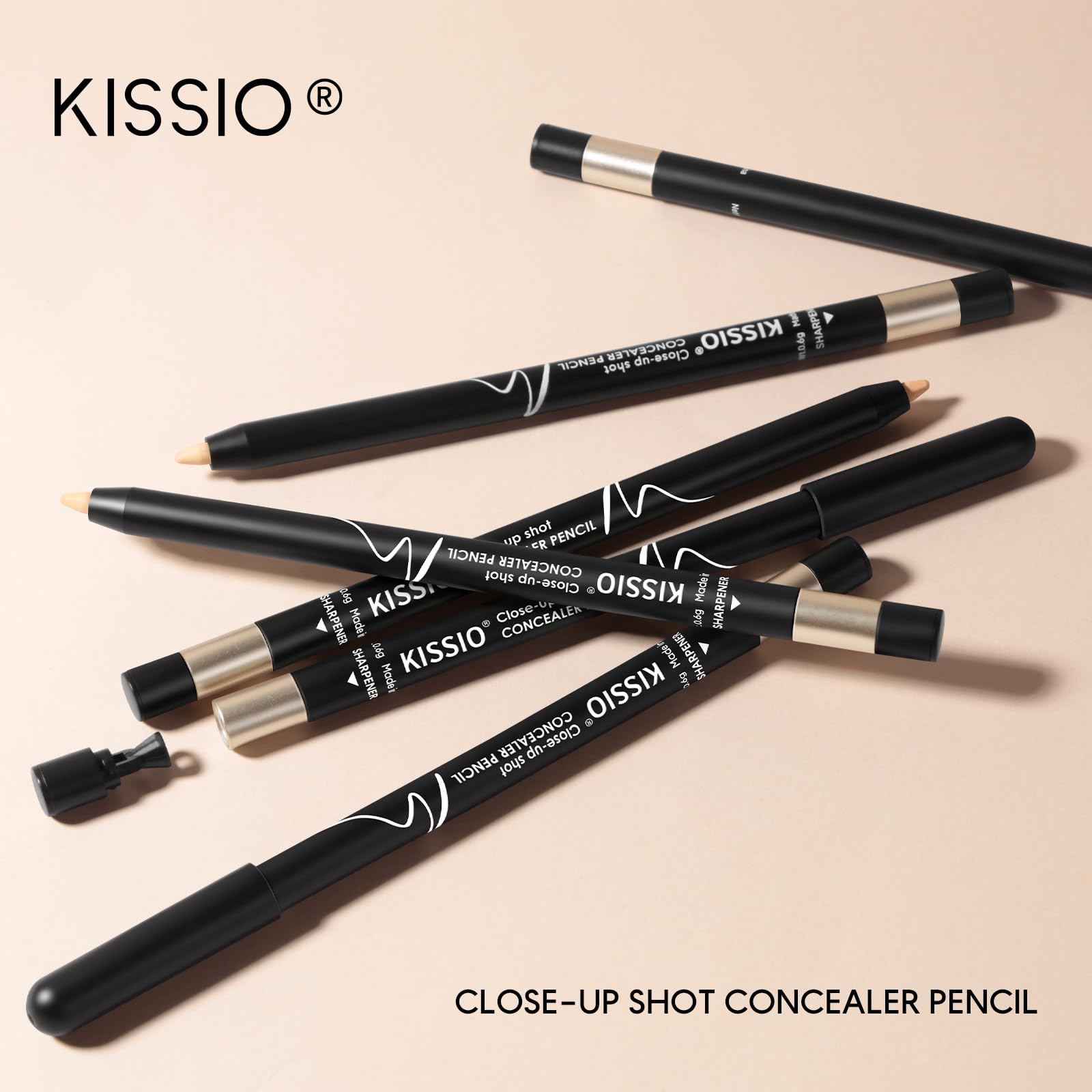 KISSIO Lápiz Corrector - resistencia al agua para días activos