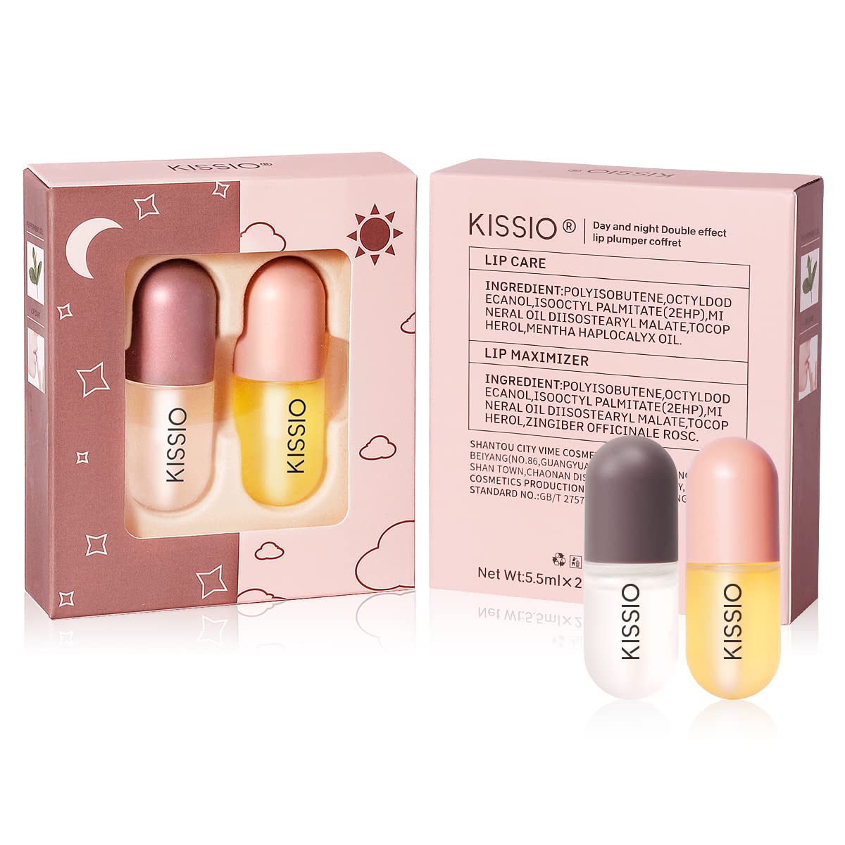 KISSIO Format portable du set, parfait pour les déplacements.