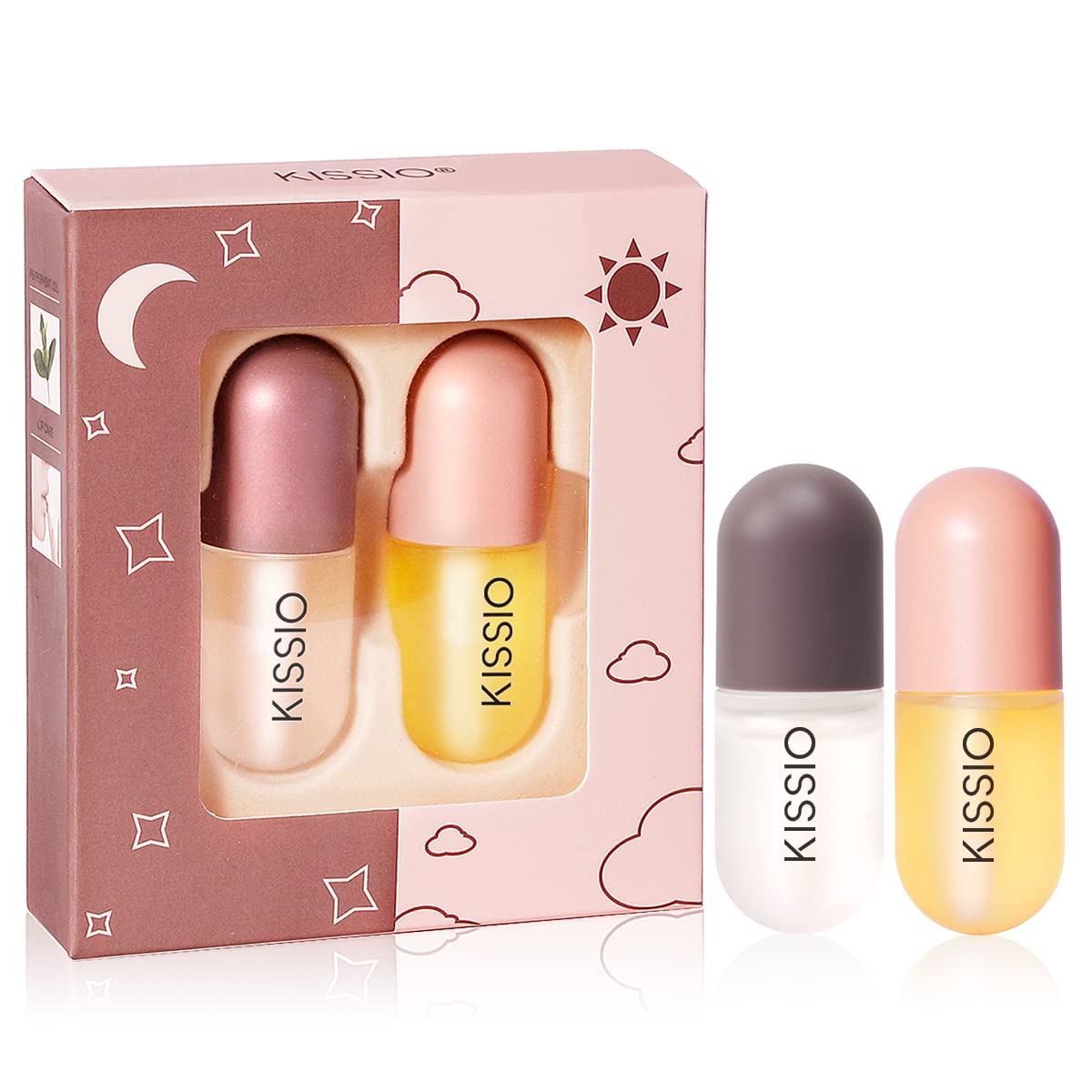 KISSIO Usage jour et nuit, deux actions complémentaires pour les lèvres.