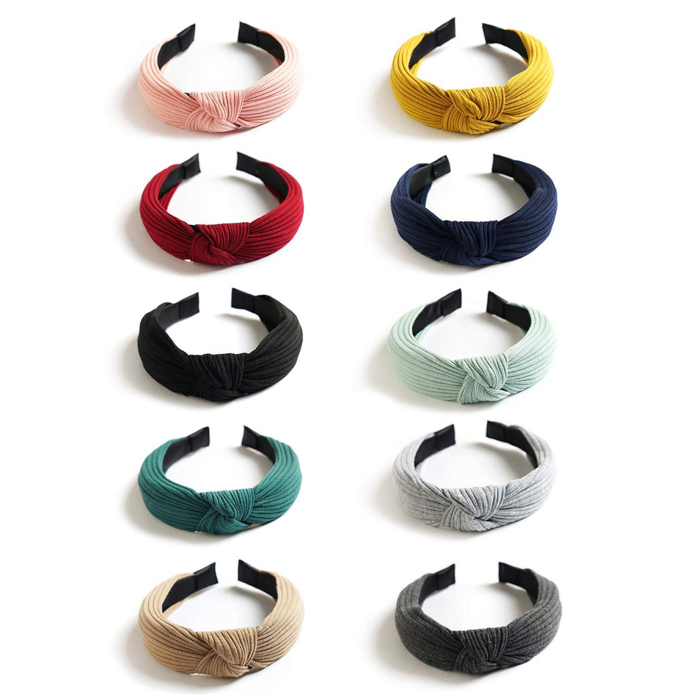 KISSLIFE diadema ancha con nudo turbante, ideal para fijar el cabello