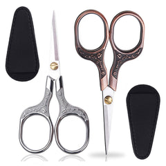 KISTARCH tijeras pequeñas con diseño vintage para precisión en belleza.