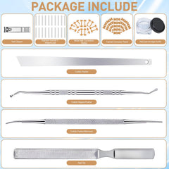 Kit de pedicura en casa para uñas encarnadas, fácil de usar
