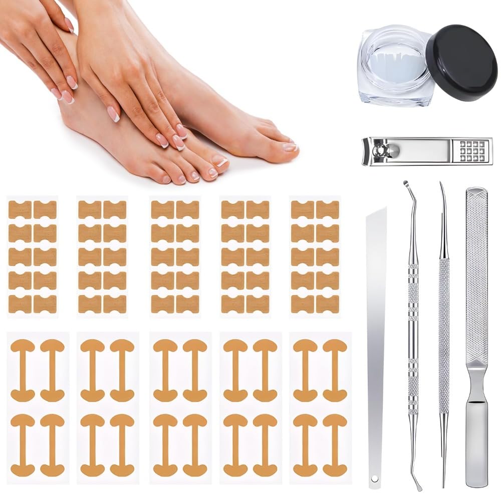Colección completa para cuidado de uñas y prevención en casa.