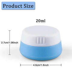 Kitchen GIMS: contenedor de viaje azul 0,7 oz con tapa hermética para cremas