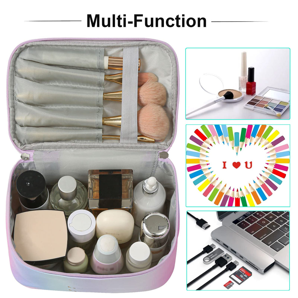 KITENROM bolsillos internos elásticos para fijar labios y brochas con seguridad.