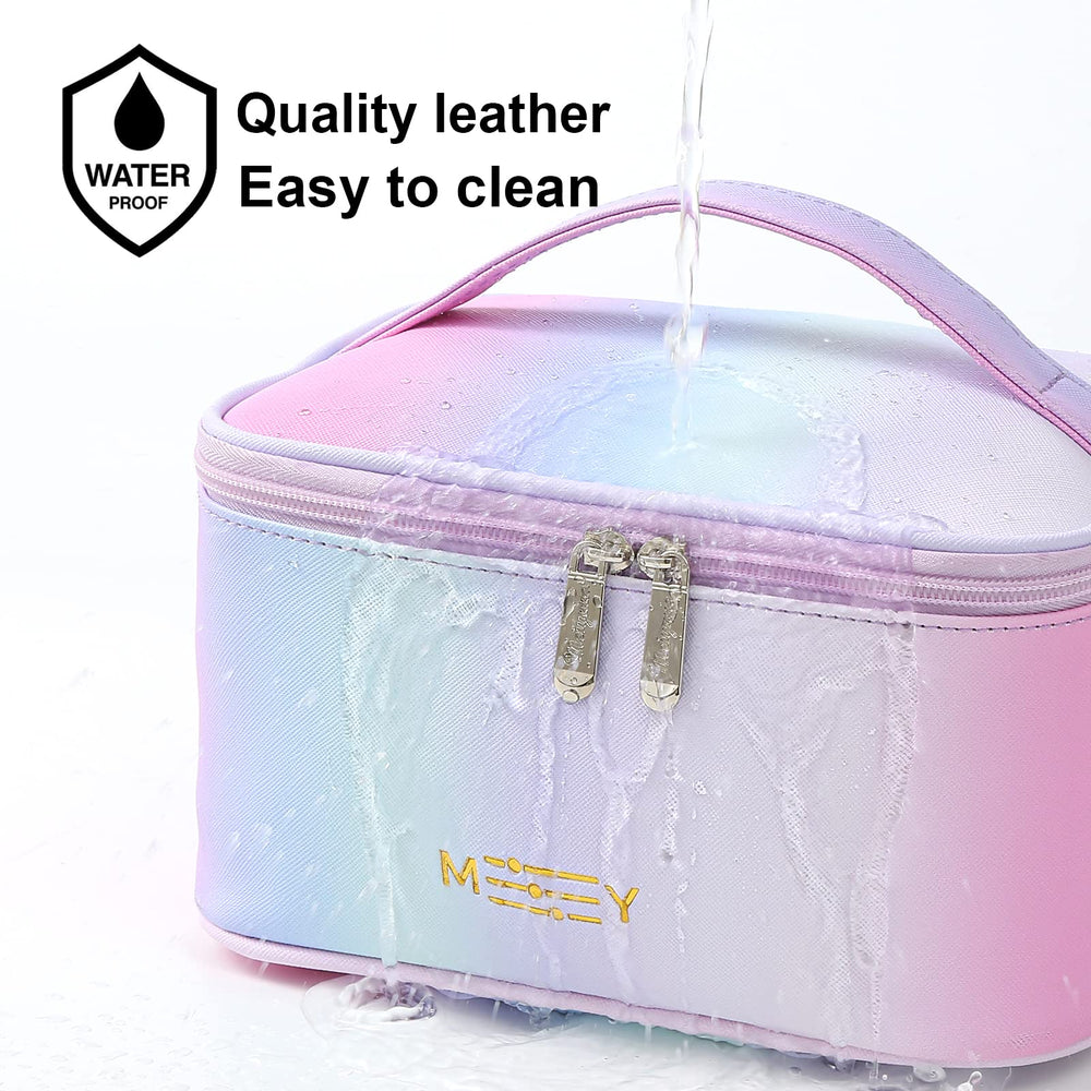 KITENROM bolsa impermeable de PU mantiene cosméticos secos y limpios.