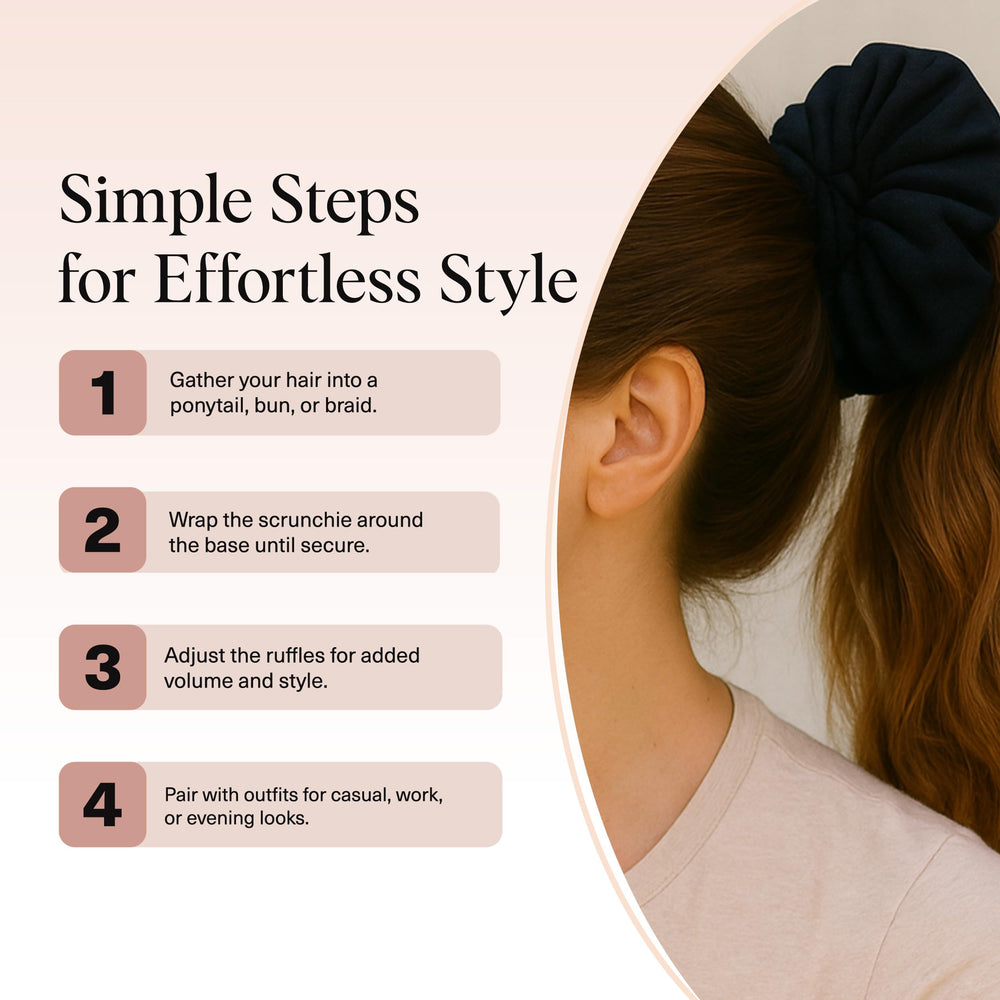 Accesorio de pelo diario Kitsch, perfecto para peinados rápidos.