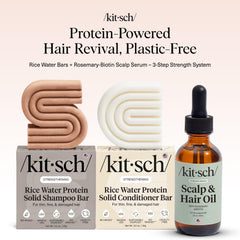 Kitsch acondicionador barra arroz: desenredo y suavidad para todo tipo de cabello.
