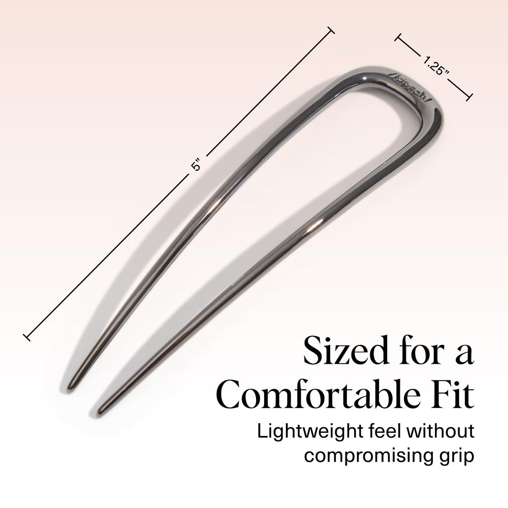 Kitsch ajuste seguro, perfecto para peinados recogidos sin esfuerzos.