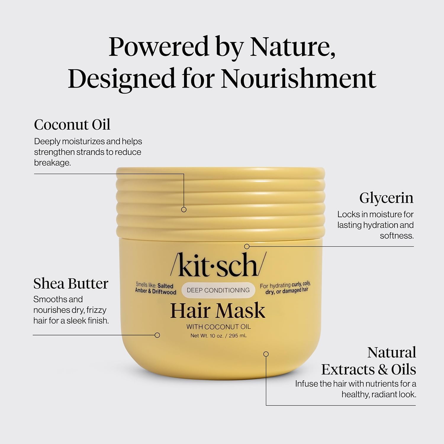 Kitsch aplicación en ducha: tratamiento que se enjuaga dejando cabello suave.