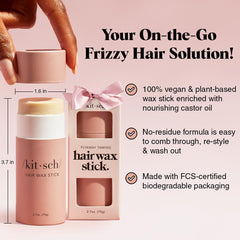 Kitsch barra cera acabado sin residuos: se retira fácilmente y deja sensación ligera.