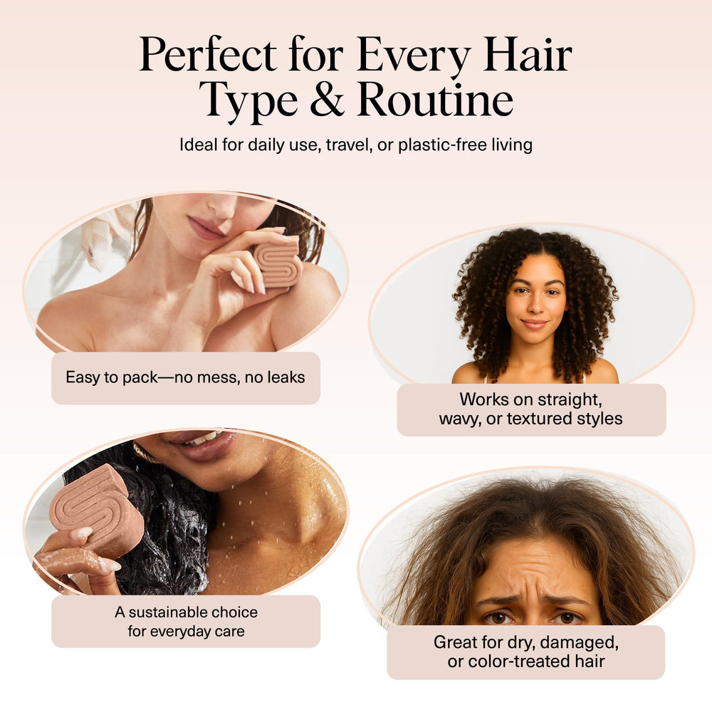 Kitsch Barra champú arroz – ideal para viajes y uso diario