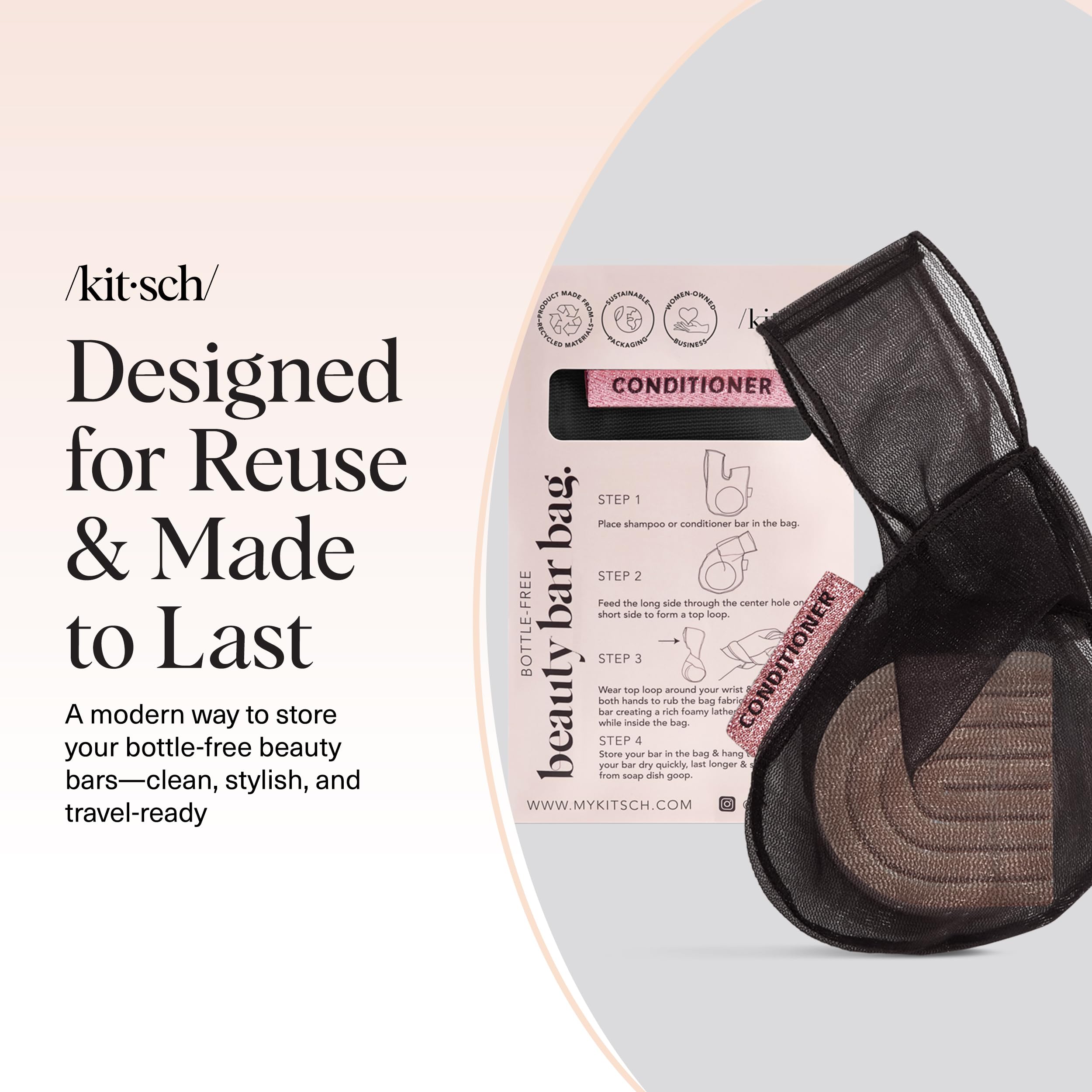 Kitsch Bolsa-jabon-uso-diario acompaña tu higiene diaria sin complicaciones.