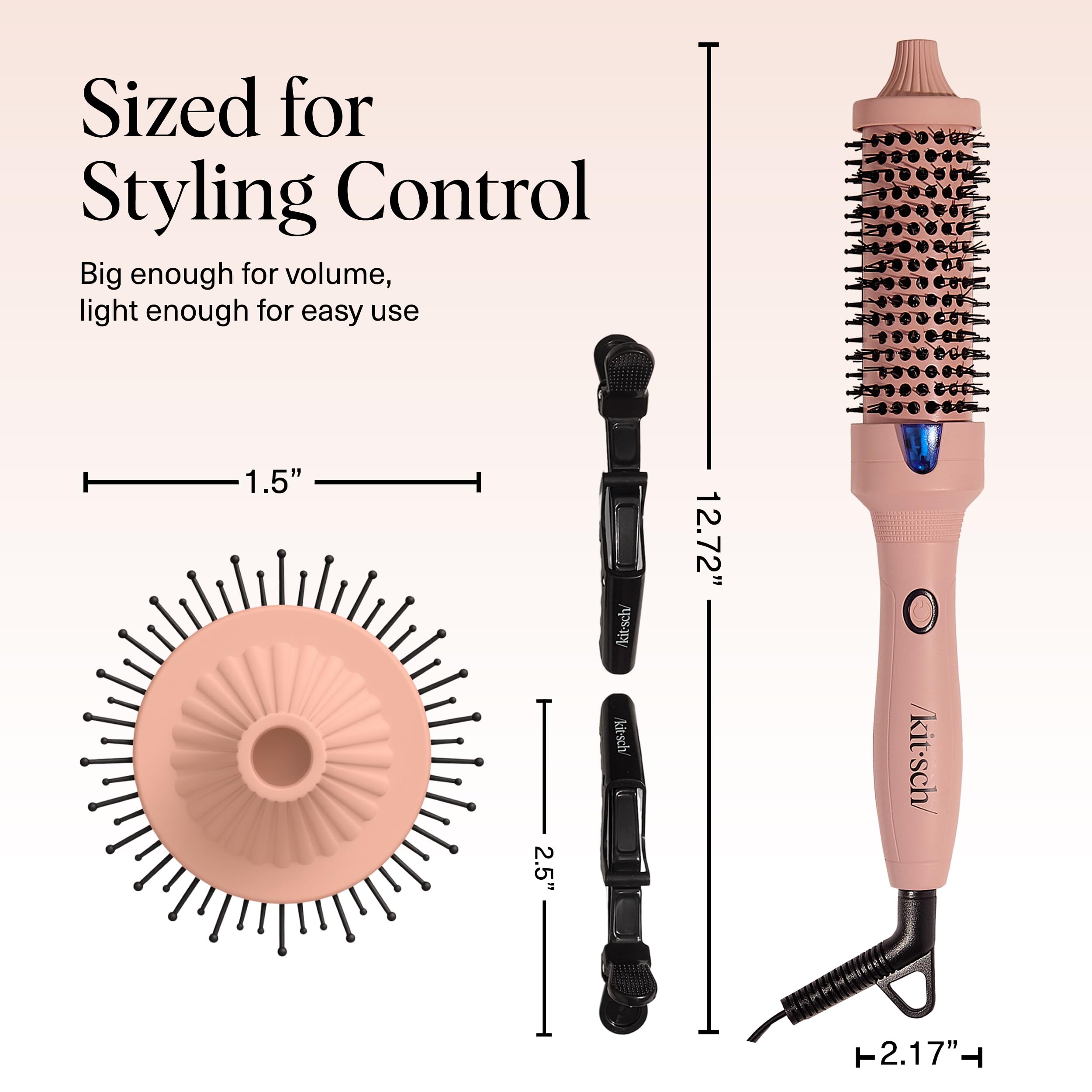 Convient à tous types de cheveux pour volume sans compromis.