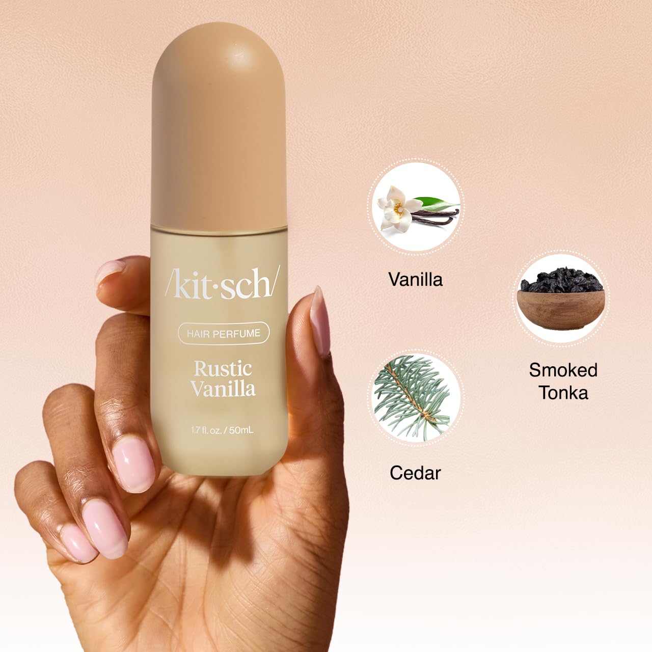 Kitsch bruma funda almohada vainilla rústica; aroma relajante para dormir.