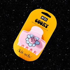 Kitsch BT21 clip puffy medio diseños BT21, añade personalidad a peinados recogidos o semirecogidos.