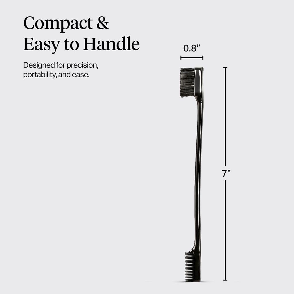 Kitsch cepillo para flequillo negro con borde definido