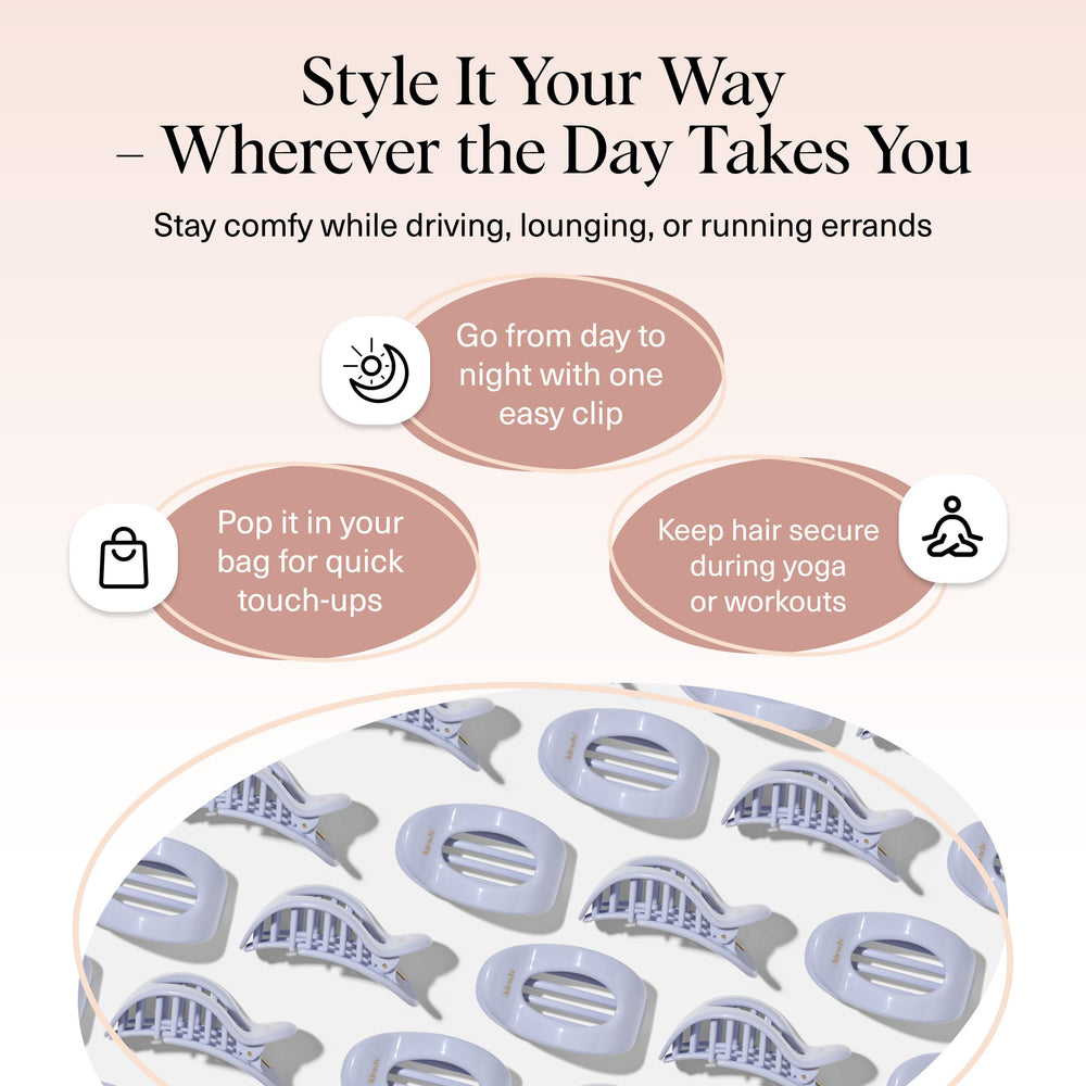 Kitsch Clip Plano duradero que mantiene la forma tras el uso.