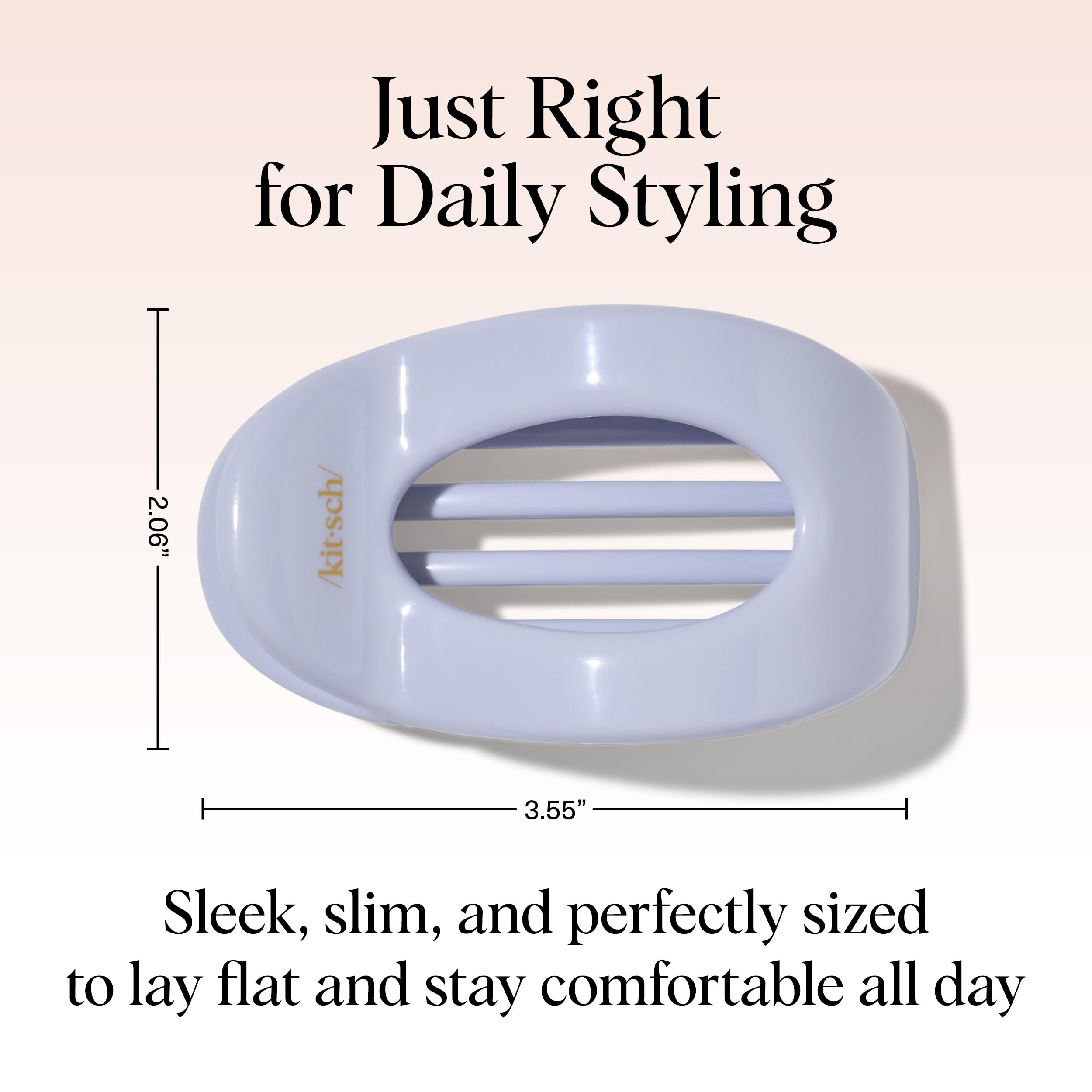 Kitsch Clip Plano ideal para uso diario en oficina o entrenamiento.