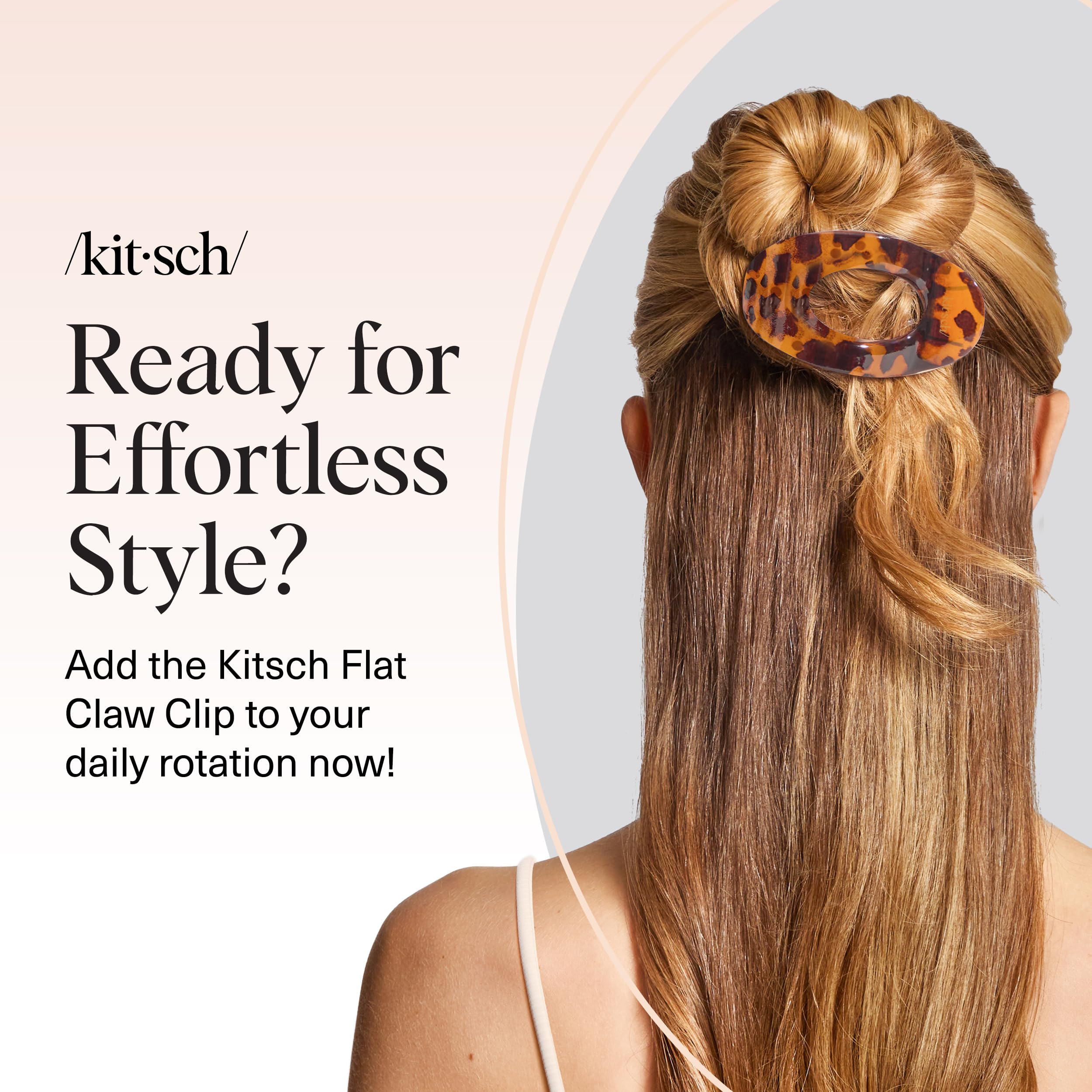 Kitsch clip plano mediano regalo ideal para mujeres con estilo