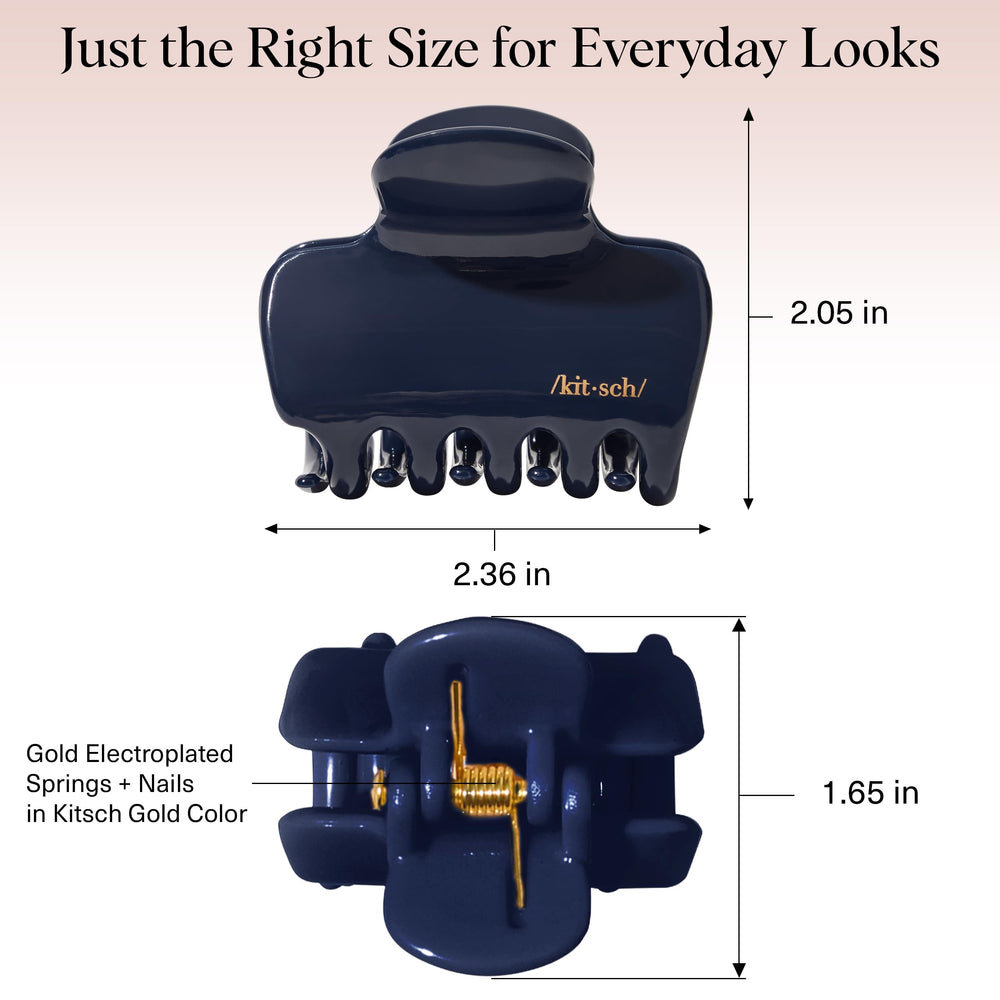 Kitsch Clips Medianos: color Azul Orquídea para un toque moderno.