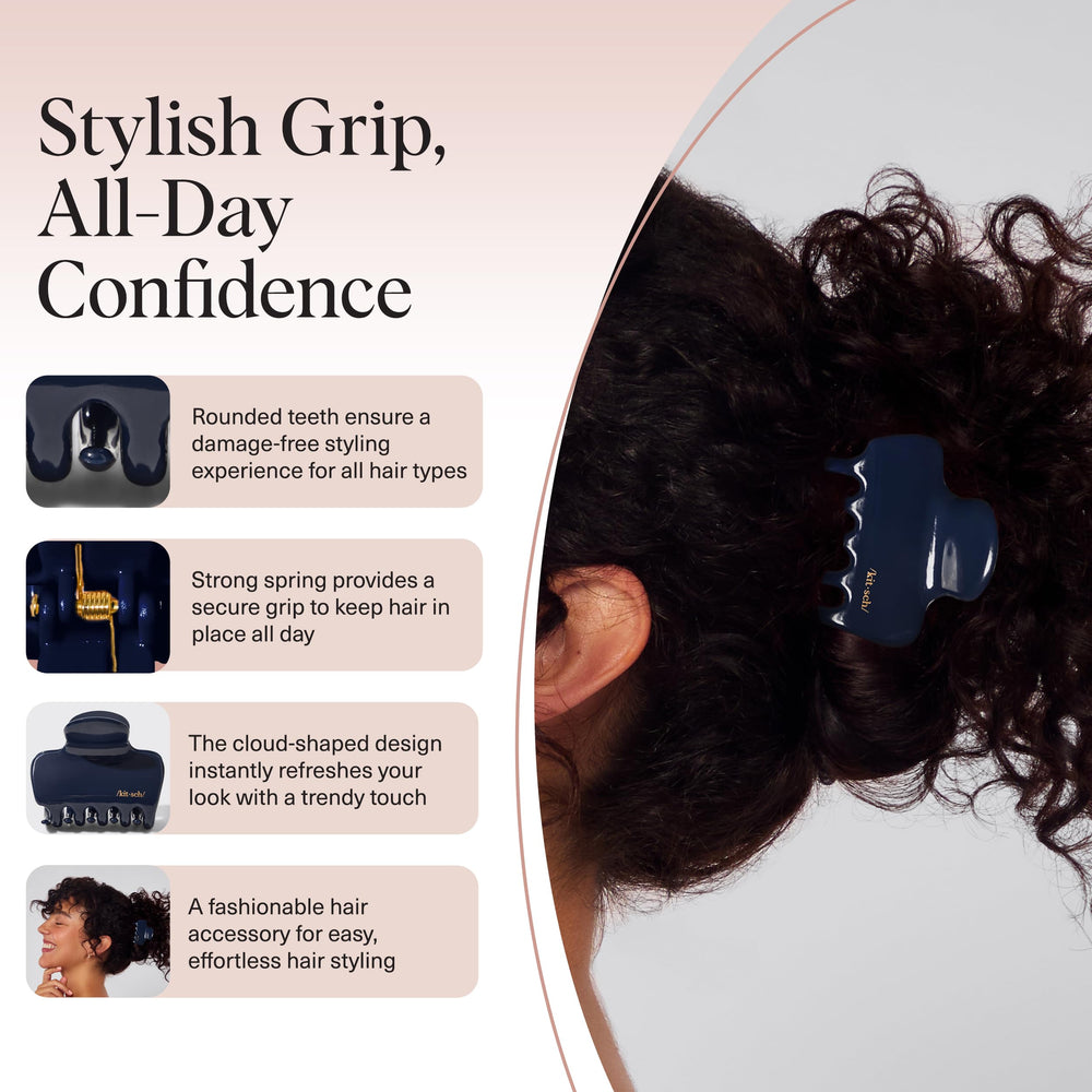 Kitsch Clips Medianos: hecho con plástico reciclado, opción más sostenible.