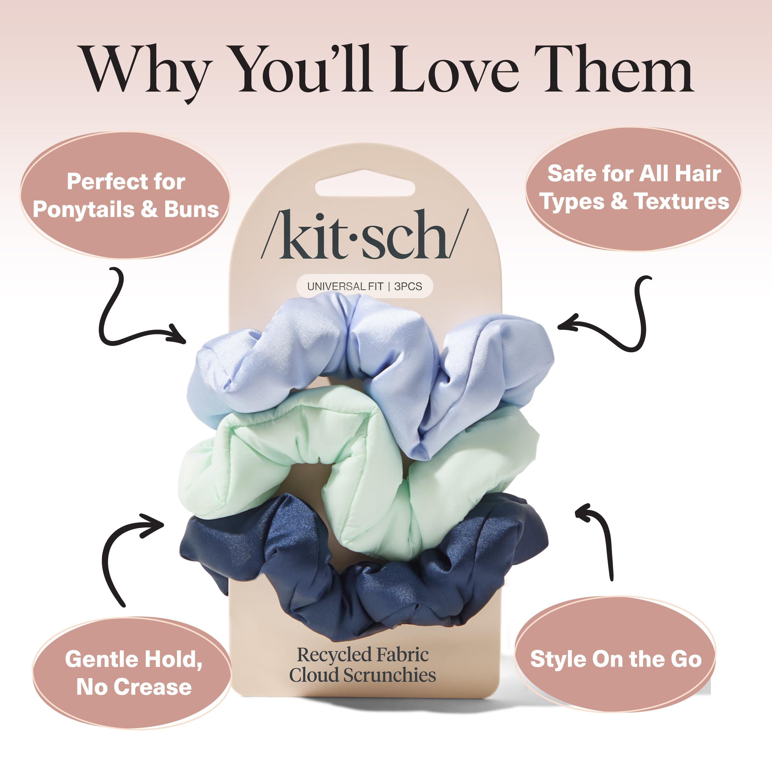 Kitsch coleteros en moño, look versátil y cómodo