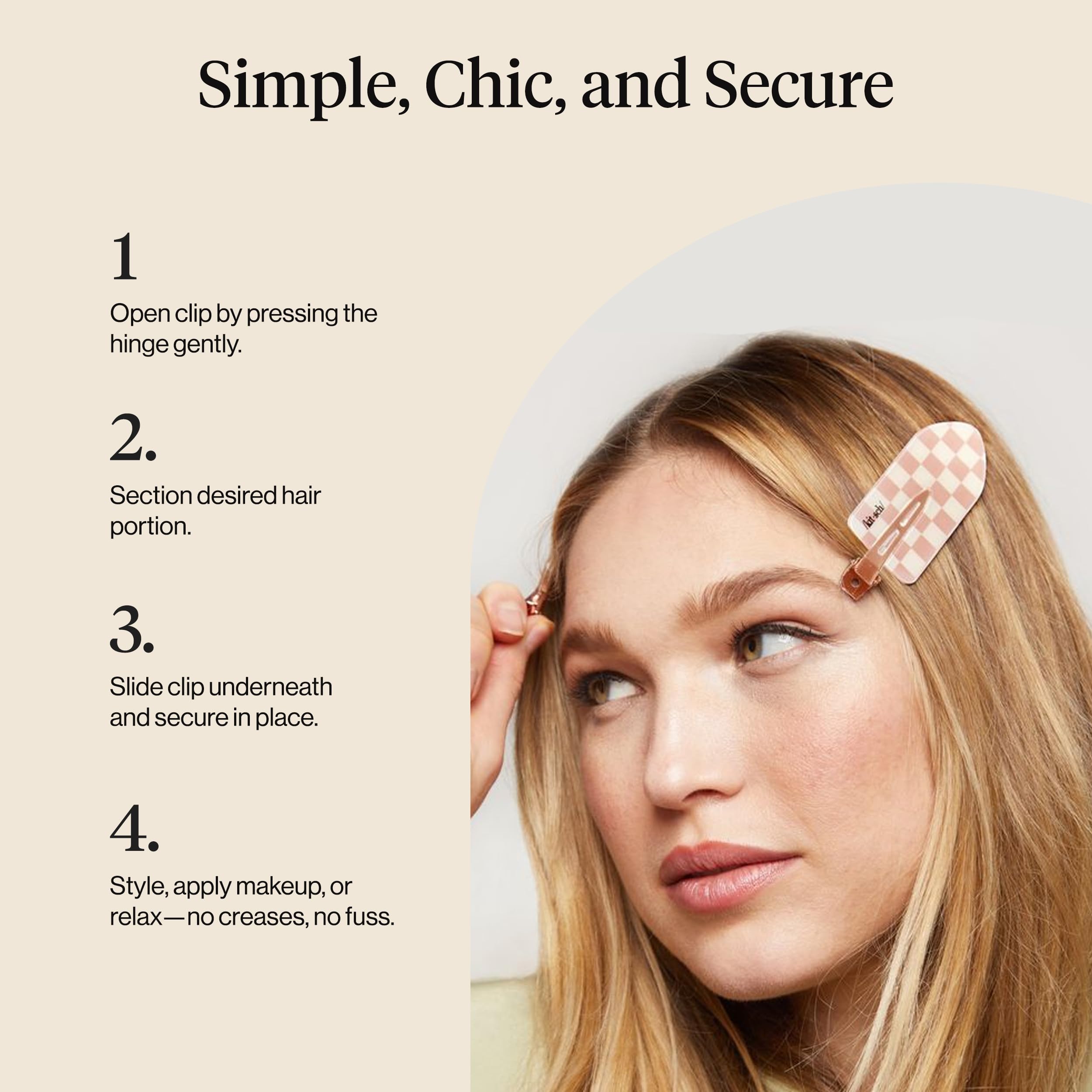 Clip reciclado Kitsch, cuadros terracota, complemento elegante para rutina diaria.