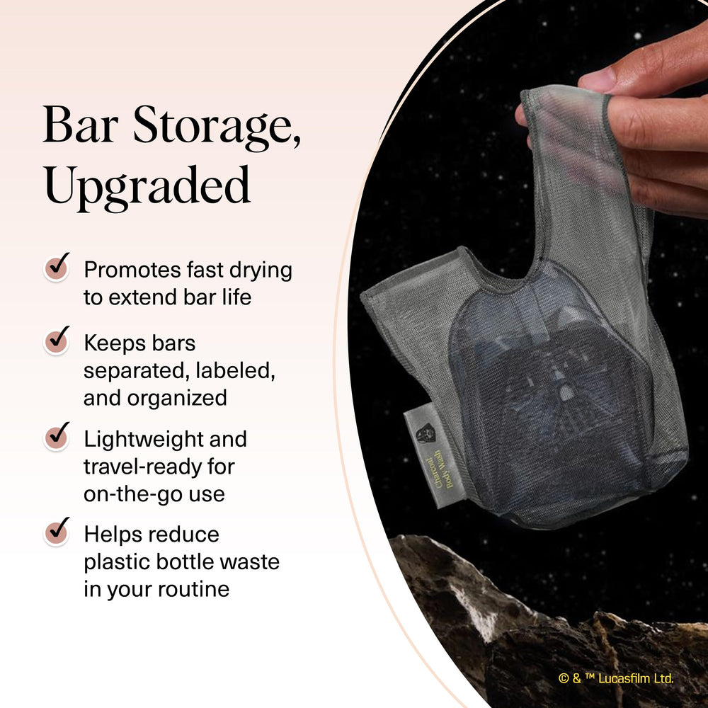 Kitsch Darth Vader secado-rápido: mejora la ventilación y alarga la vida de la barra.