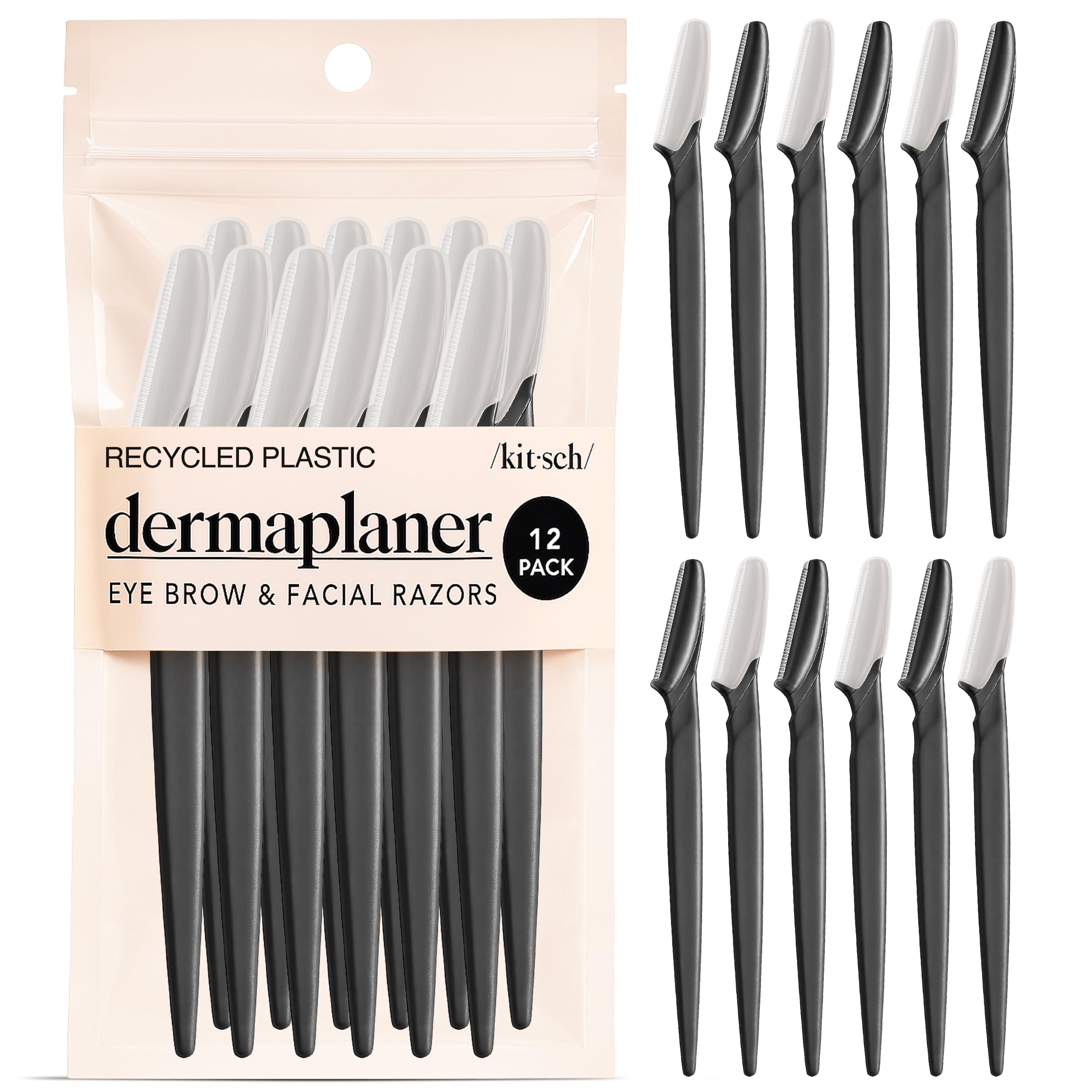Rasuradora dermaplane Kitsch para rostro, piel más suave.