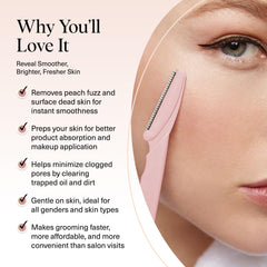 Kitsch Dermaplane Razor para cejas, recorte preciso y definición