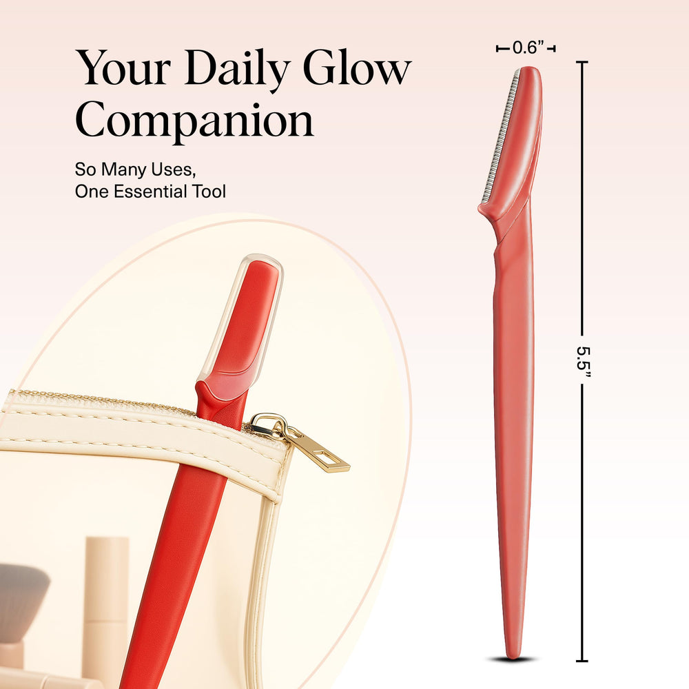 Kitsch Dermaplane Razor piel suave y luminosa gracias a su uso regular.