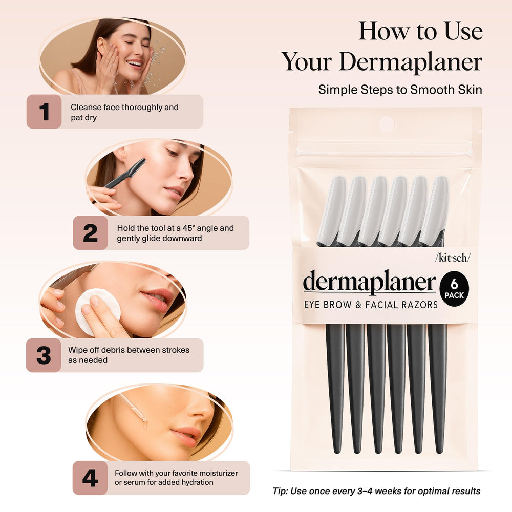 Kitsch Dermaplane herramienta multifunción para rostro y cejas