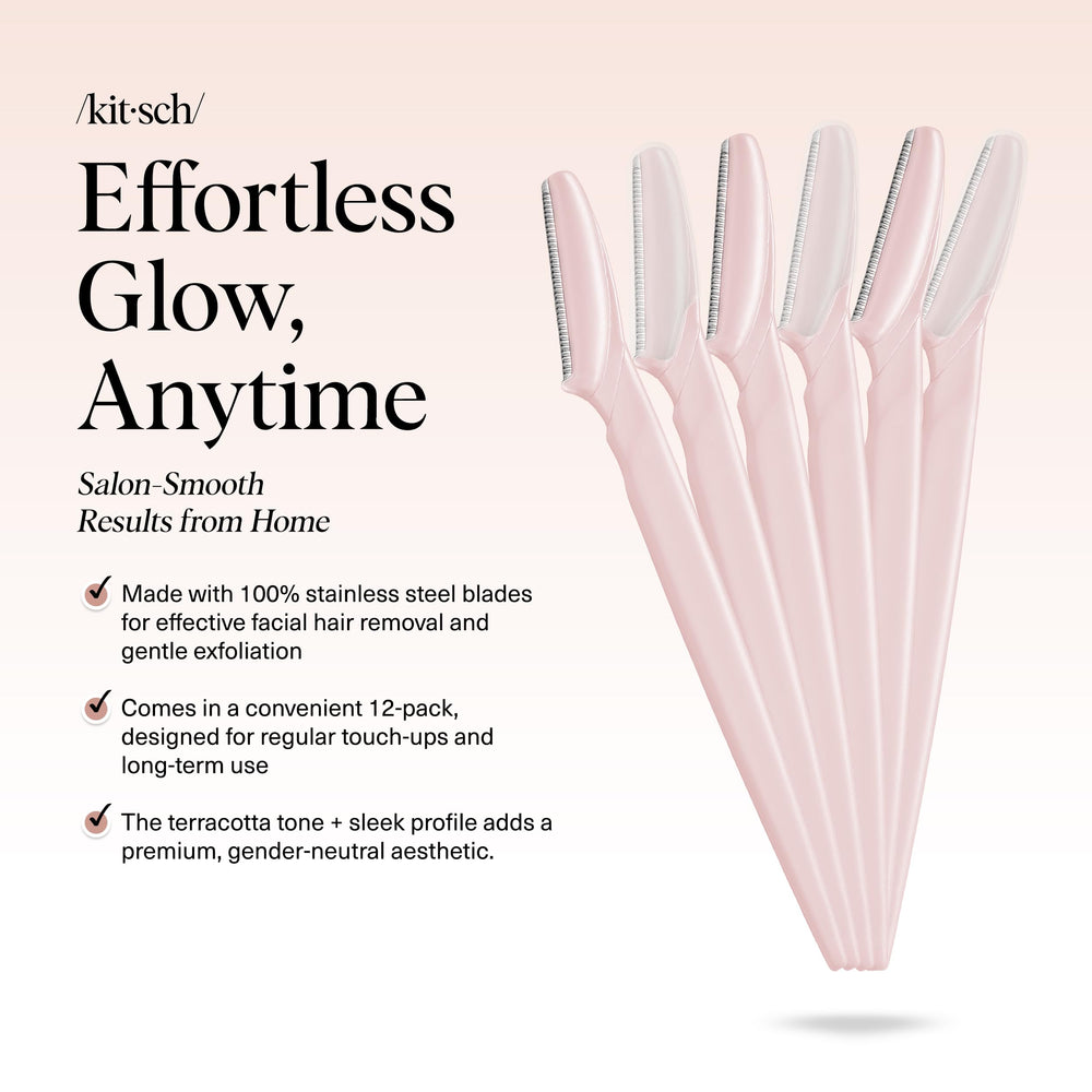 Kitsch Dermaplane Razor elimina vello facial suave para una piel más lisa