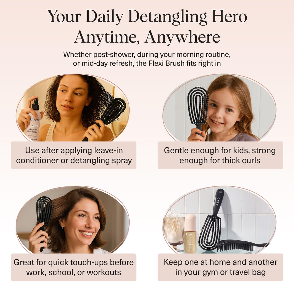 Funciona para todo tipo de cabello, desde rizo hasta liso.