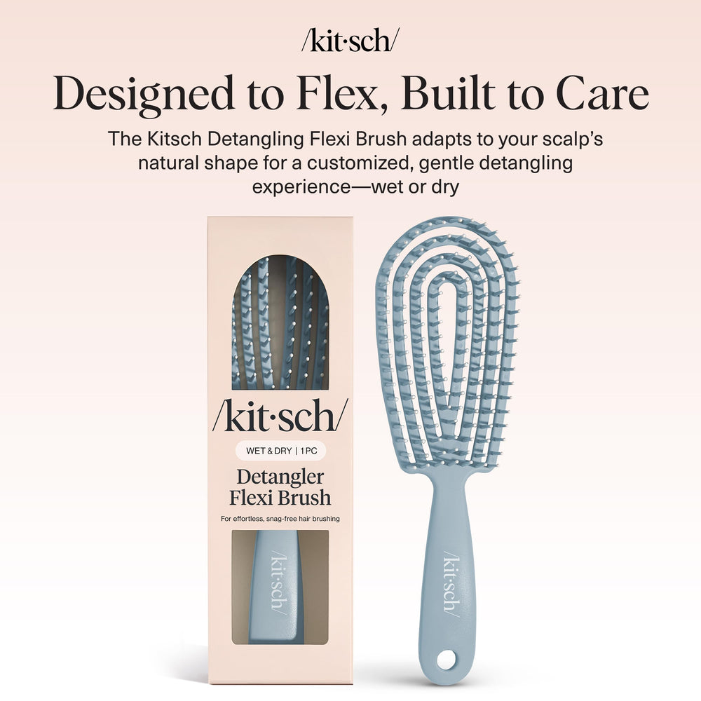 Kitsch Detangler: diseño duradero y reciclable para uso diario.
