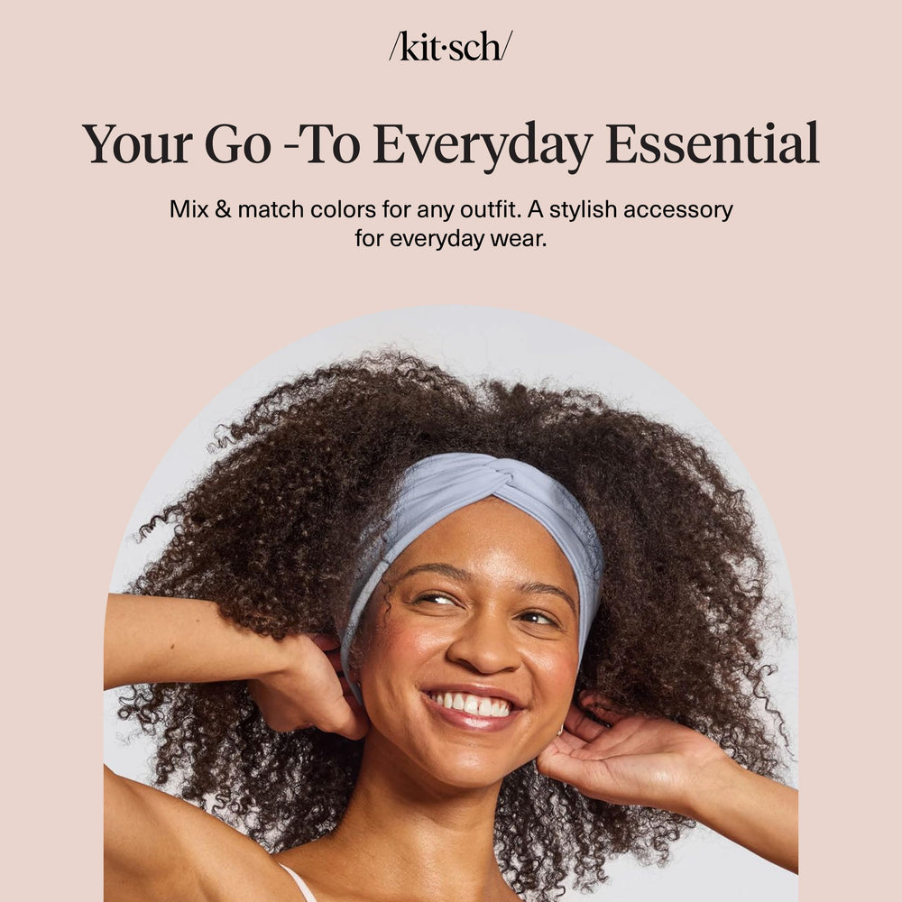 Diadema Kitsch para todo tipo de pelo, ajuste cómodo durante ejercicios.