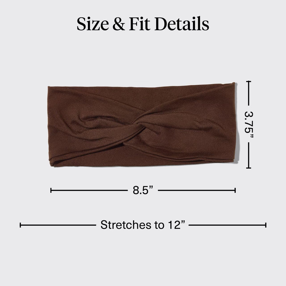 Kitsch diadema ancho rosewood para entrenamiento intenso, evita deslizamientos al correr.