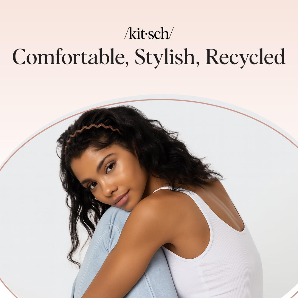 Kitsch diadema zigzag diseño contemporáneo y práctico.