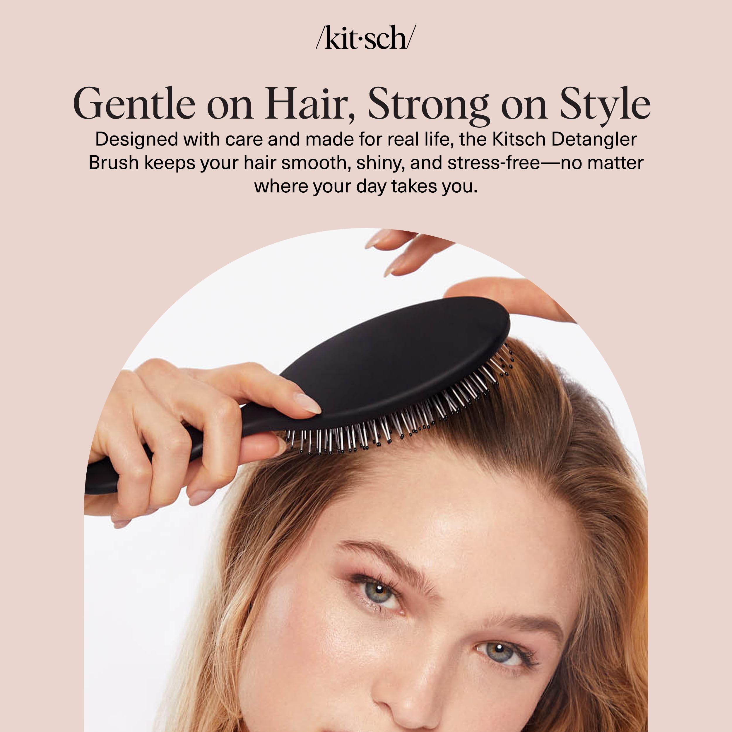 Kitsch Diseño para viaje, cabello ordenado en cualquier lugar.