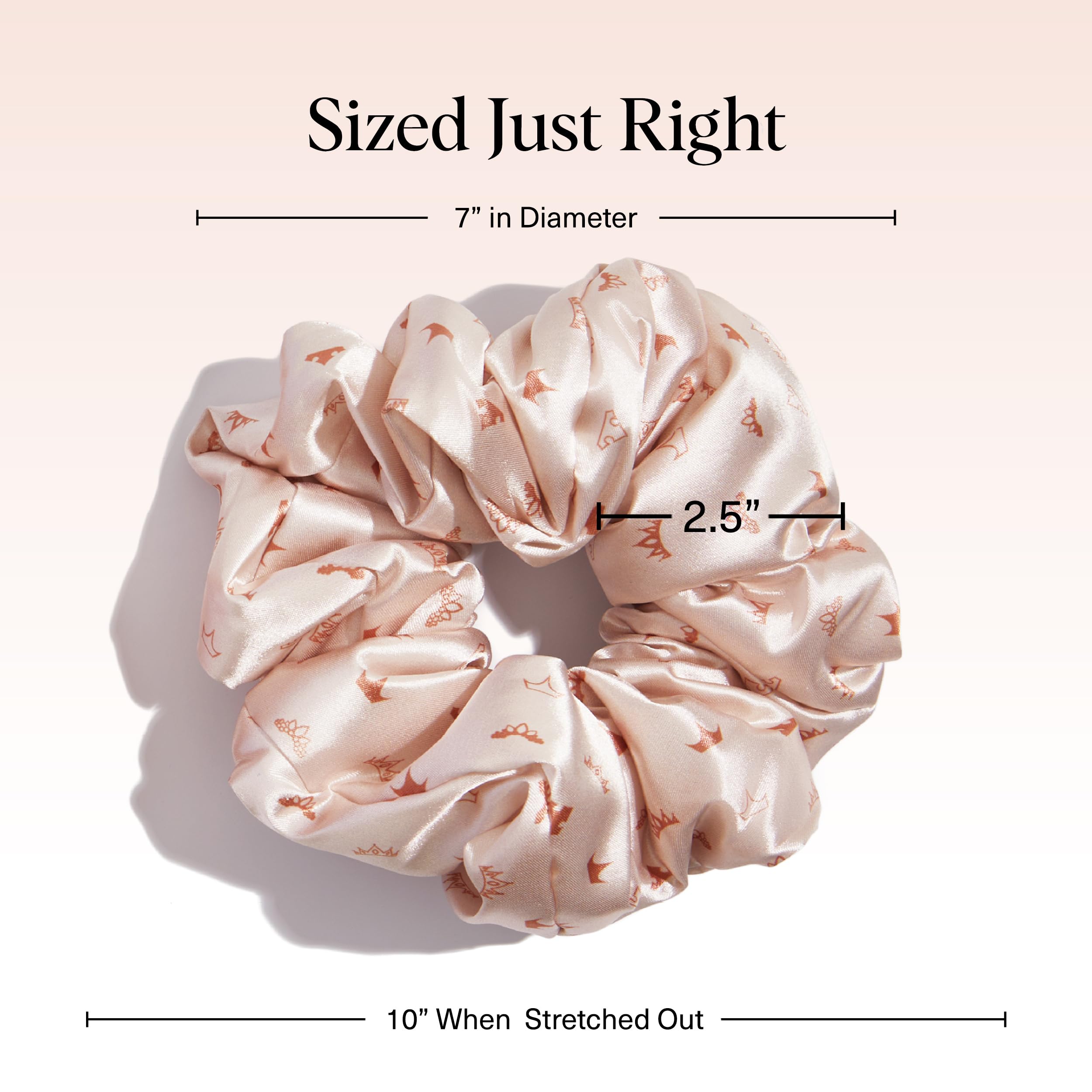 Gomas de satén con textura suave cuidan el cabello fino