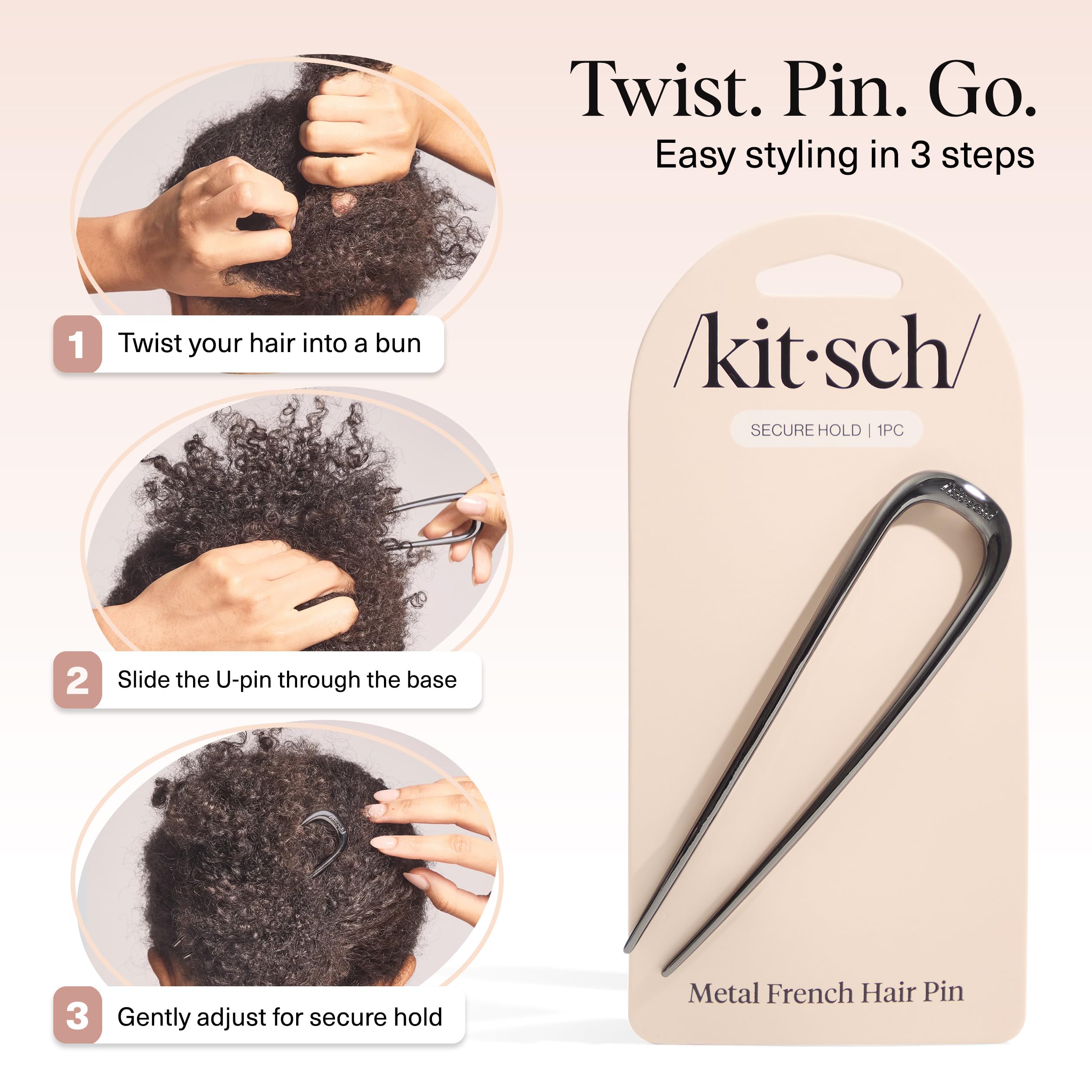 Kitsch durabilidad de zinc, mantiene forma y color tras usos.